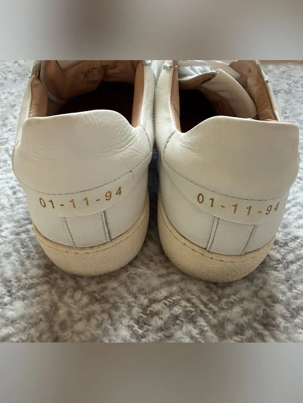 All Saints Sheer Leather Low-Top Sneakers
